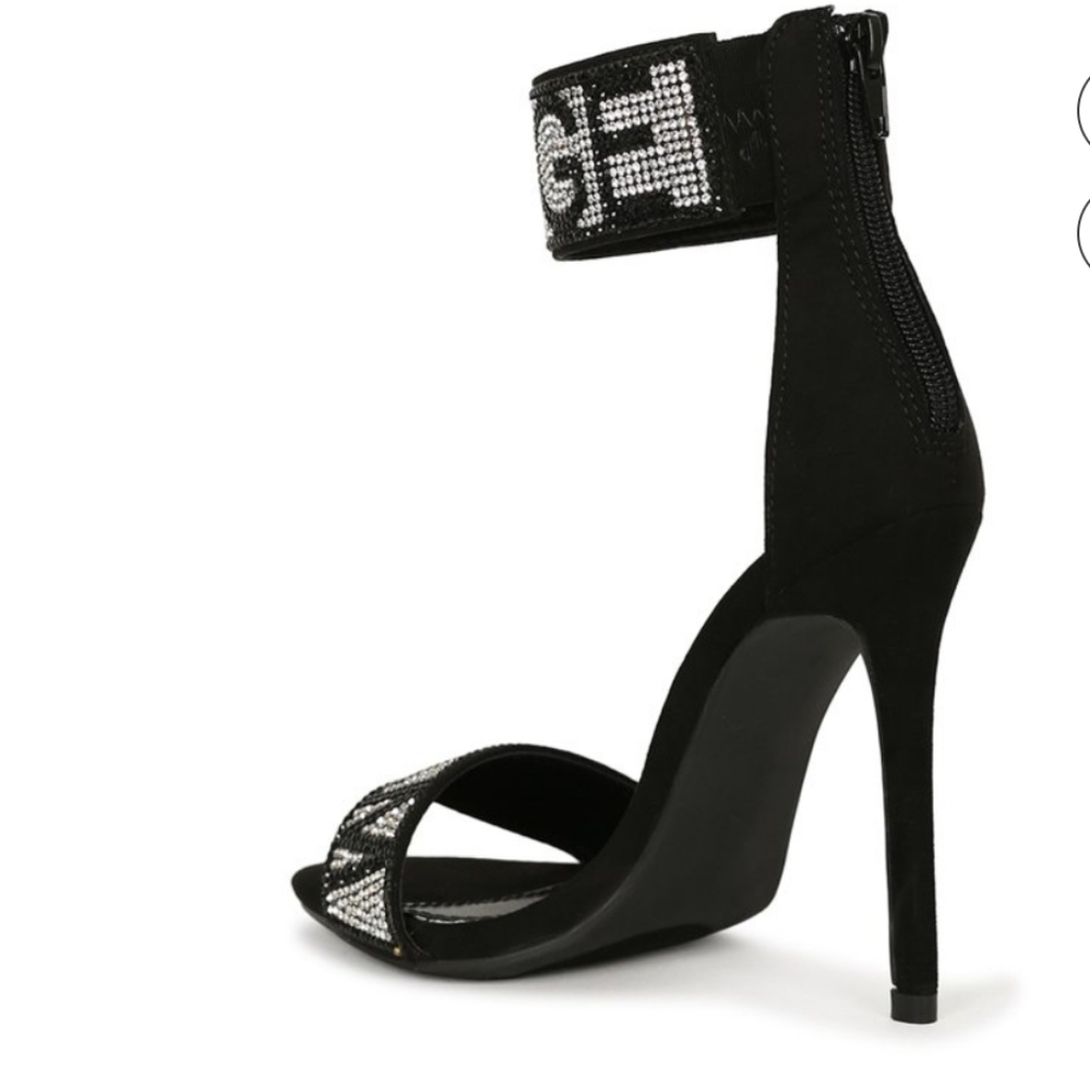 NWT RHINESTONE SAVAGE TEAM Stilettos Heels 👠 - Picture 4 of 6